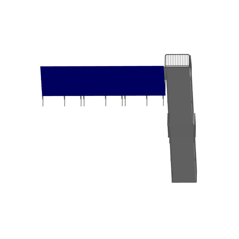 60'' L Surface Accessory, 32'' H x 492'' W x 60'' D