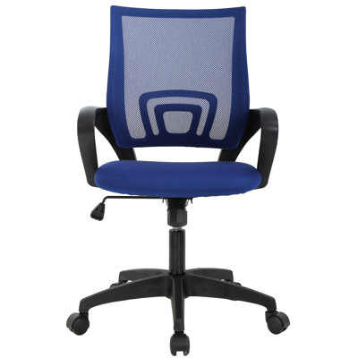 Office Chair Adjustable Height Office Chair Executive Desk Chair Ergonomic Mesh Task Chair Swivel Rolling Office Computer Chair with Armrest Wheels for Office Home