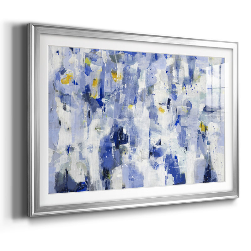 PASSAGE À TRAVERS - Impression encadrée avec biseau mat et verre, Argent, H 30 po x l 44 po x P 1,5 po