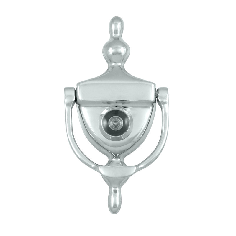 Door Knocker, Polished Chrome