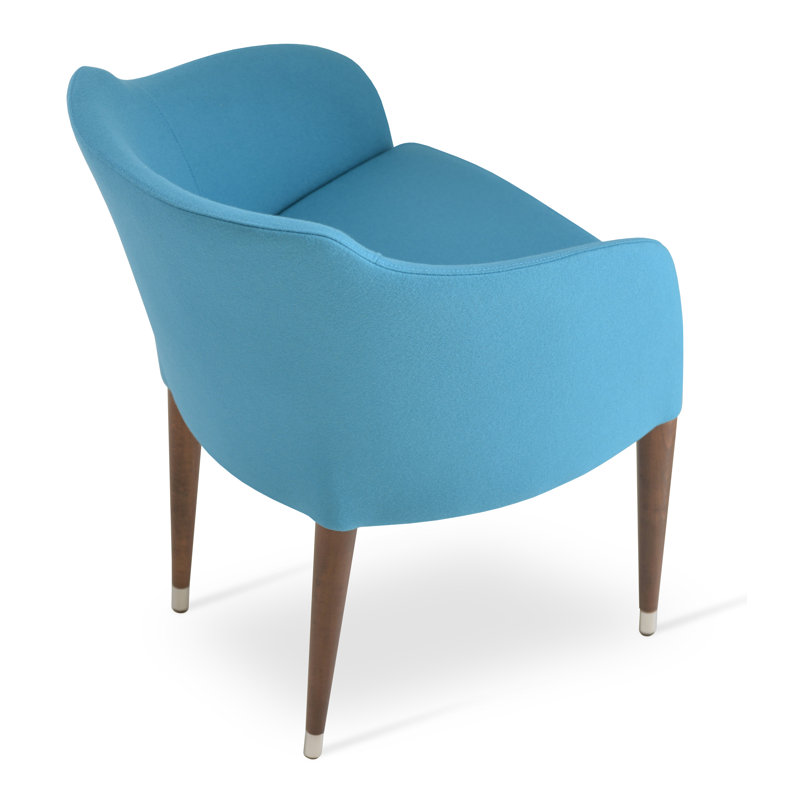 Buca Wood Dining Chair, Turquoise