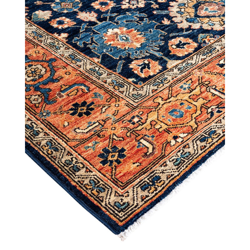 Serapi One-of-a-Kind 6' 4" X 9' 1" Hand Knotted Area Rug