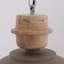 Cedeno 1 - Light Grey Dome Pendant-29531075