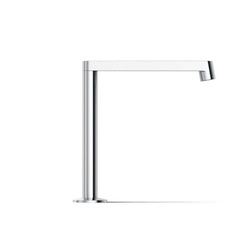 Components Deck-Mount Bath Spout With Row Design, Polished Chrome