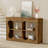 40-Inch Farmhouse Console Table,Wavy Shape Sofa Table Behind Couch,Narrow Wood Console Table With Build-In Storage Space For Entryway, Living Room,Hallway,Brown