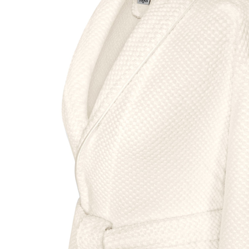 Michelle Ecru 100% Cotton Terry Cloth Bathrobe, XL