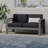 Patio Cape Coral Loveseat Grey