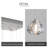 16-lights Rectangular Crystal Chandeliers Led Dimmable-722498677