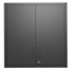 Armoire de rangement murale en métal avec porte verrouillable et 1 tablette pour garage, bureau, assemblage requis