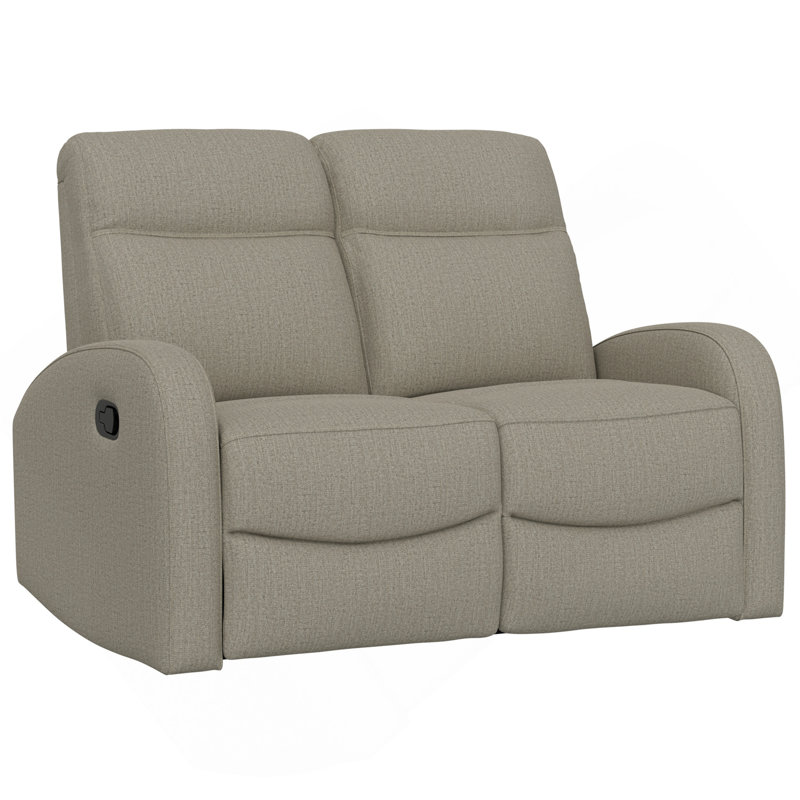 Causeuse inclinable manuelle beige, Beige