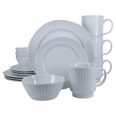 16-Piece Dinnerware Set With Mugs