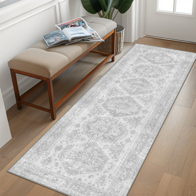 Tapis gris antidérapant Agora