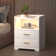 17.7'' W Unfinished Nightstand