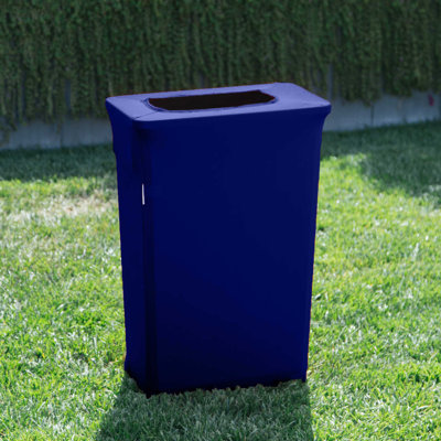LA Linen Trash Can Cover 30'' H x 22'' W