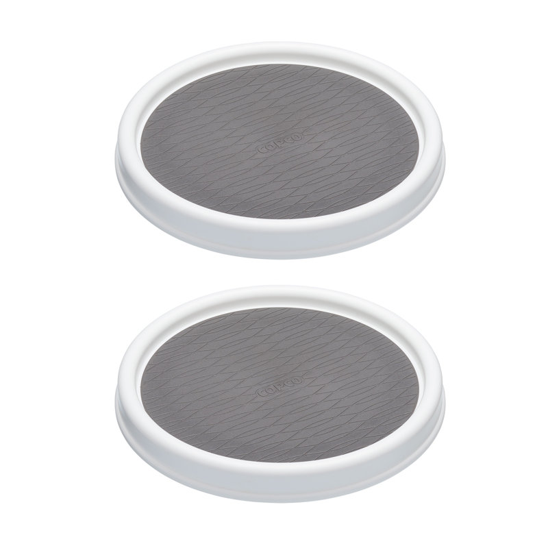 Copco Non-Skid Turntable/Worktop Organiser/Lazy Susan, 3.4cm H x 23cm W x 23cm D
