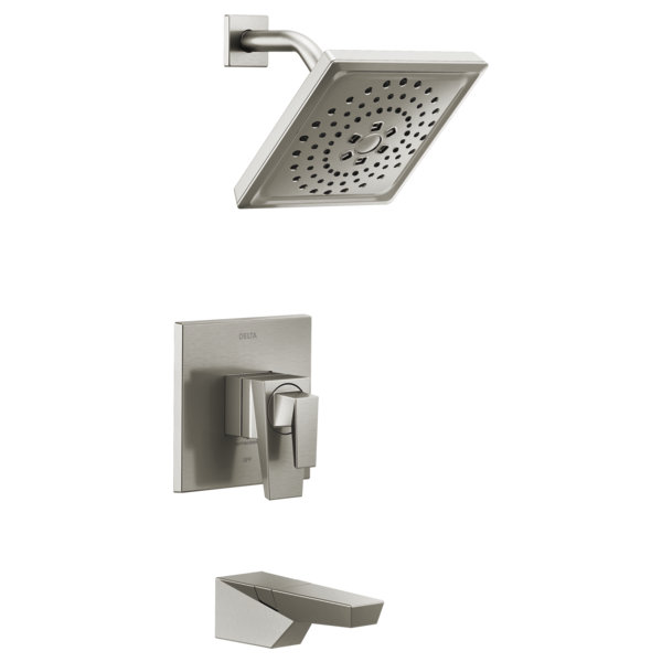 Garniture de douche et de baignoire moniteur 17 Series, Nickel brossé