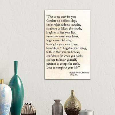 My Wish For You by Debbra Obertanec - Wrapped Canvas Print