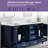 72 Inch Bathroom Vanity With Double Sinks-1836041430