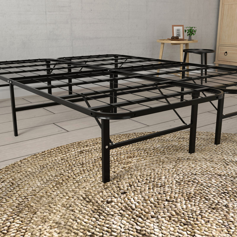 Omne Steel Black Twin  Platform Foundation
