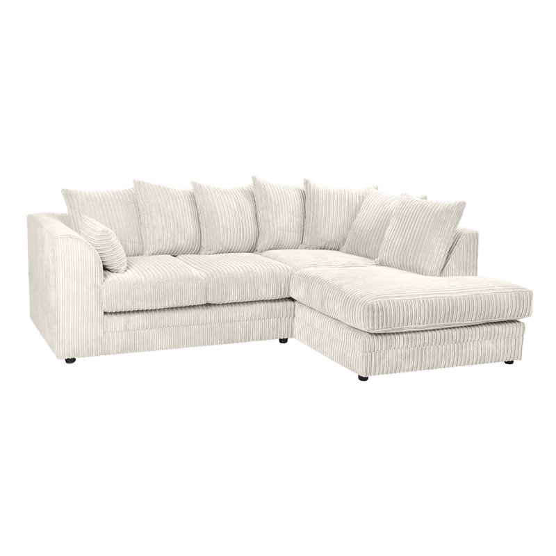 Moana 2 - Piece Living Room Set, Cream, Right Hand