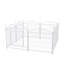 Parc pour chien 24 pouces intérieur 8 panneaux enclos en métal pour animal de compagnie clôture extérieure pour chien avec enclos-116225418-116225419