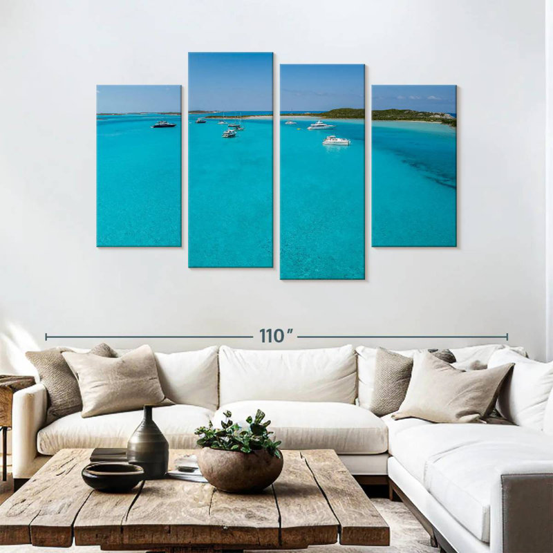 Gillard The Exumas Bahamas, H 54 po x l 84 po