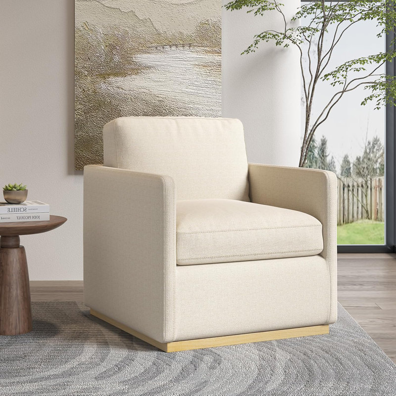 Fauteuil pivotant Premium, Beige