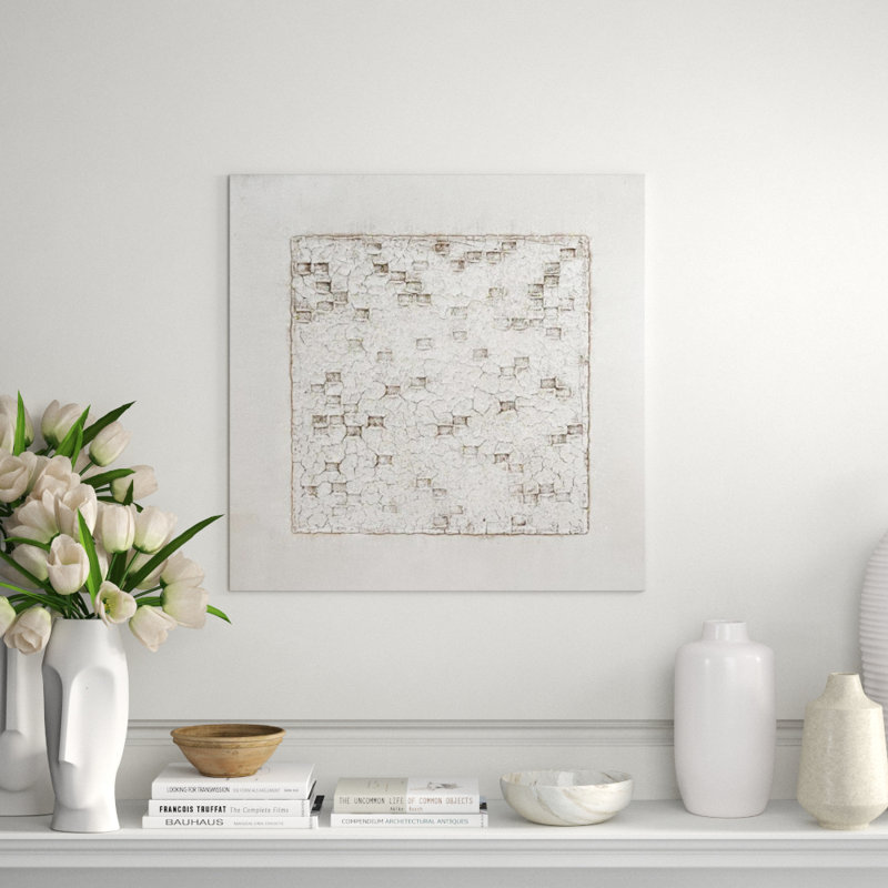 Beyond The Moment IV Glitter Print by Beverly Fuller, Glass Coat