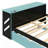 Full Size Wood Daybed With Twin Size Trundle,Desk And USB-1599102693