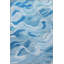 Tapis décoratif moderne à motif ondulé abstrait bleu-533162567