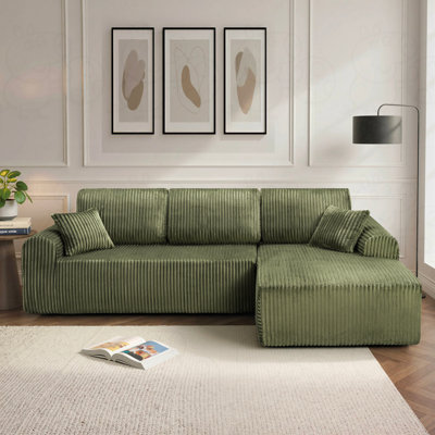 Canapé modulaire 109 po avec méridienne en L 109 po Cloud