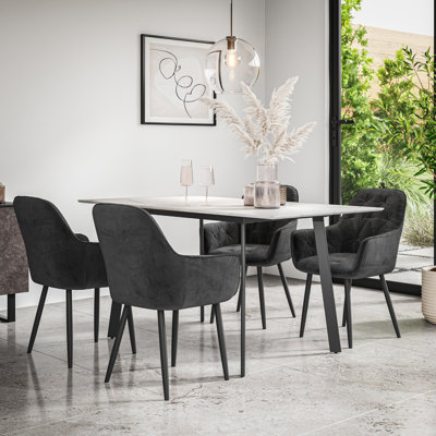 Ahlayna 4 - Person Dining Set