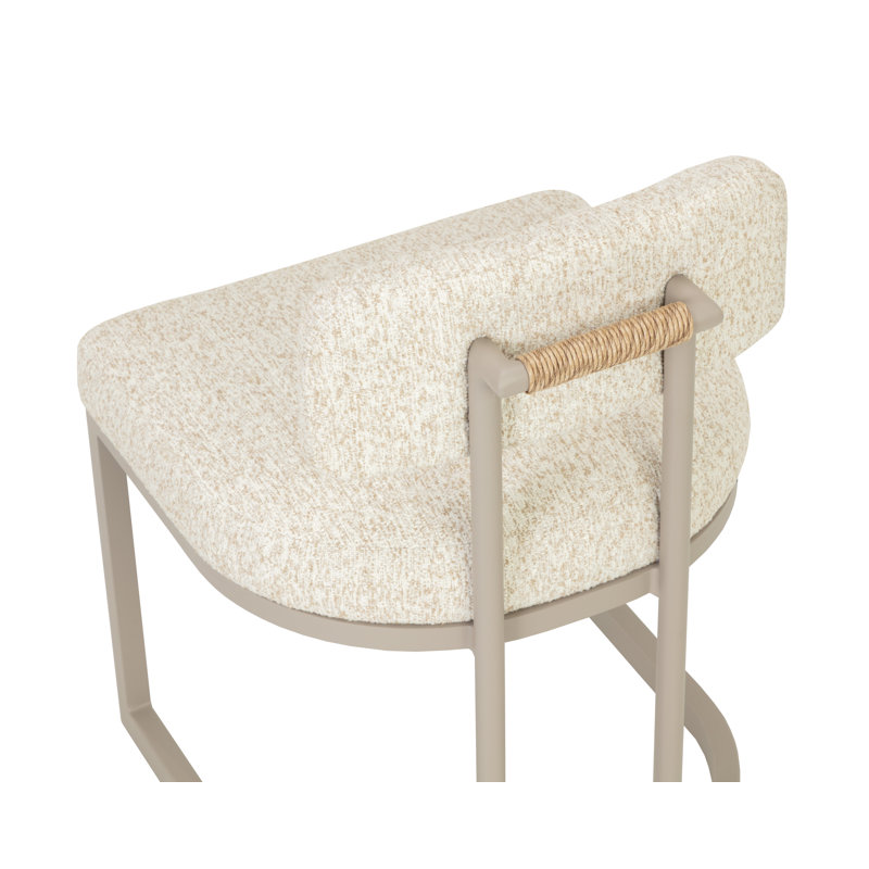 LEVANTO DINING CHAIR - EVEREST GREIGE