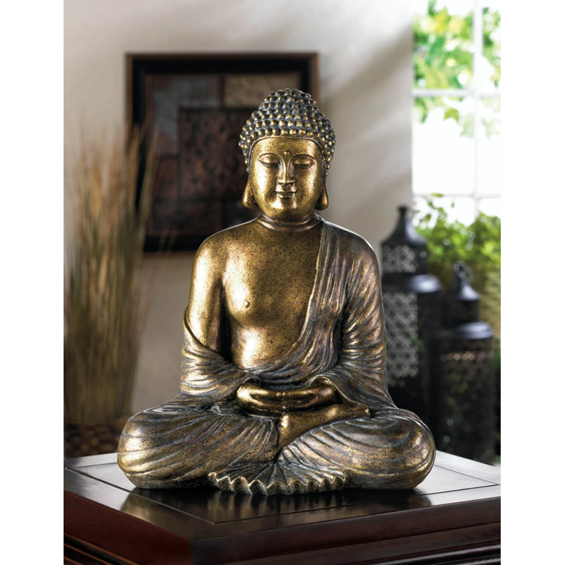 STATUE DE BOUDDHA ASSIS