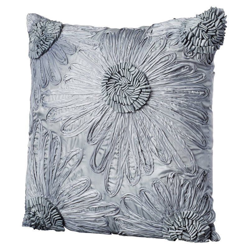 Adah Silk Pillow, Blue