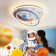 Flush Mount Lighting LED Modernes Design Mond Astronaut Deckenleuchte Dimmbar Mit Fernbedienung