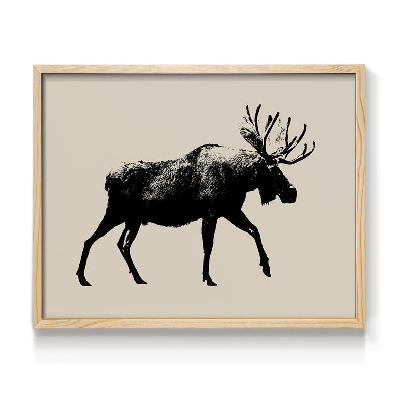 Wild Ambler I - Reproduction encadrée - Restickable, Naturel, H 16 po x l 20 po