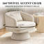 Fauteuil demi-tonneau pivotant de 27,8 po de largeur-1604120734