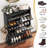 Modern Fluted Shoe Storage Cabinet with 3 Flip Drawers, Adjustable Shelves, Freestanding Entryway Cabinet-1192555199