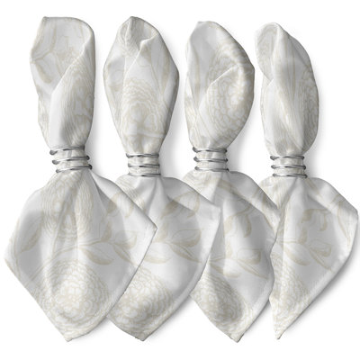 Claridy Antique Flowers Napkins