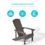 Chaise Adirondack pour l'extérieur Armenio-1949147540