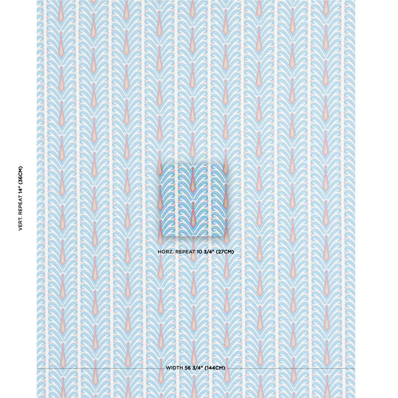 Tissu en similicuir Augustine Performance, Paon