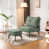 Green Faux Leather