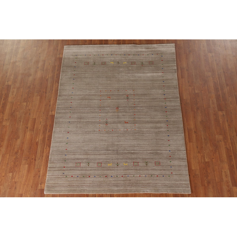 Tapis oriental tribal Gabbeh 6 x 8
