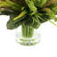 Assorted Heather and Wheat Arrangement in Glass Vase