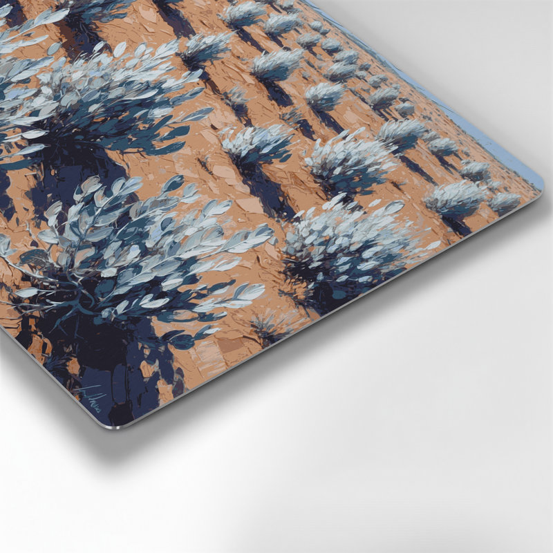 «Southwestern Plants Sagebrush», art mural gris en métal 194