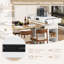 Table de salle à manger extensible avec plateau de table pliable, îlot de cuisine avec prise de courant et rangement-1242956462