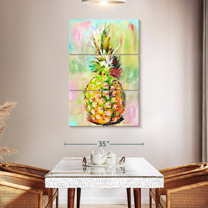 Yarlin Sunshine Pineapple, 65" H x 42" W