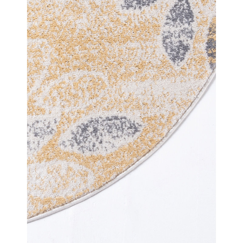 Tapis contemporain Azai, Rond 5 pi