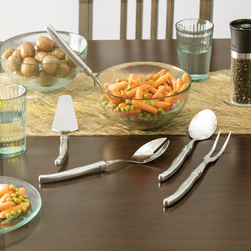 Laguiole Stainless Steel 5 Piece Hostess Set, Silver